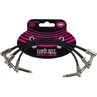 Ernie Ball P06221 6" Flat Ribbon Patch Cable 3 Pack