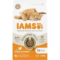 IAMS Advanced Nutrition Grain Free med kylling - Sparepakke: 2 x 2,5 kg