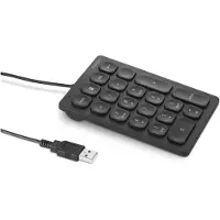 Kensington Wired Numeric Keypad - Tastatur - Svart