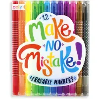 Ooly Make No Mistake Radbare tusjpennene, 12 stk, Ooly