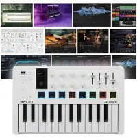 Arturia MiniLab 3 White With Komplete 15 Ultimate Upgrade for Komplete Select (Boxed)