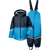 Didriksons Regntøy m. Seler - Waterman - Skarpt Blue/Navy - - 80 - Regntøy