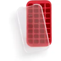 L?ku? Industrial ice cube tray with lid Red