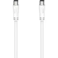 Hama 00205051, 20 m, Koaksial, Koaksial, Hvit