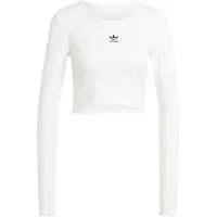 Adidas Originals Essentials Ribbed Crop Langarmet Topp