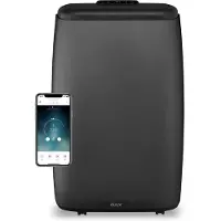 Duux DXMA12, A, 220 V, 2000 W, Sort, Grå, Akrylonitril-butadien-styren (ABS), Polypropylen (PP), LED