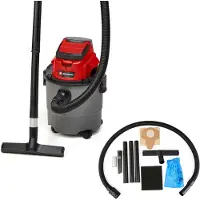 Einhell TC-VC 18/15 Li-Solo, Trommelvakuum, Tørr & våt, Støv pose, 15 l, 72 dB, Sort, Rød - SOLO
