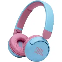 JBL Jr310BT - Hodetelefoner med mikrofon - on-ear - Bluetooth - trådløs - blå