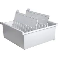 HAN 954-0-11, A4, Plast, Polystyren (PS), Grå, 322 mm, 346 mm, 138 mm