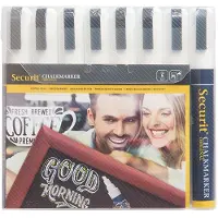 Securit SMA510-V8-WT, Hvit, Meisel, Luktfri, 8 stykker