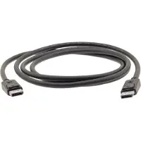 Kramer C-DP-3 - DisplayPort-kabel - DisplayPort (hann) låst til DisplayPort (hann) låst - DisplayPort 1.2 - 90 cm - 4K-støtte - svart