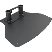 Multibrackets M Public Floorstand Basic 180 Floorbase - Monteringskomponent (monteringsbase) - stål - svart - på gulvet