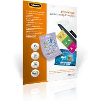 Fellowes Admire Stylish Matt - 80 mikroner - 25-pack - A3 (297 x 420 mm) lamineringsfilm