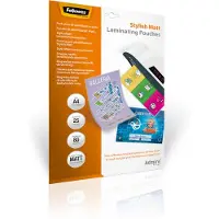 Fellowes Lamineringsfickor A4 25 x 80 Mikron Matt Stylish