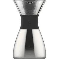 Asobu Pour Over filterkaffetrakter, sølv/svart