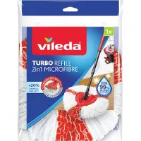 Vileda Easy Wring Turbo Spinmoppe - Spin 2i1 Refill