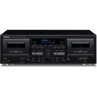 Teac W-1200 - Dobbelt kassettstasjon - sort