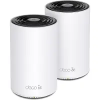 TP-LINK | Deco XE75 Pro - Wi-Fi-system (2 rutere) - op til 5500 sq.ft - mesh - GigE - Wi-Fi 6E - Tri-Band