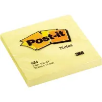 Post-It 654, 76 x 76 mm, 12 stk.