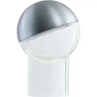 Frandsen LED-batteridrevet bordlampe Pila, aluminiumsfarget, 20 cm, dimbar