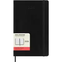 Moleskine Kalender 2026 Classic Soft 12M Daily Large Svart Moleskine