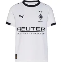 Puma Borussia Mönchengladbach 25/26 Home Jersey Youth, Clothing, Warm White/Black, 15-16Y