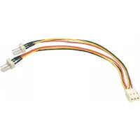 StarTech.com StarTech 6in TX3 Fan Power Splitter Cable - Fan power splitter - 3 pin internal power (F) to 3 pin internal power (M) - 5.9 in - TX3SPLITTER - Viftestrømsplitter - 3 pin internstr (hunn) til 3 pin in
