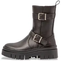 Art for woman. 119581101003_001 Leather ankle boots 1958 black (42), Flat, 3 to 5 cm, Zip, Casual