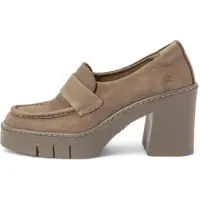 Art for woman. 119721320003_020 Leather moccasins 1972 taupe (40), 8 to 10 cm, None, Casual