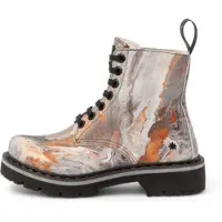 Art for woman. 11166P11WZ03_ESP Ankle boots 1166P grey (41), Fabric, Flat, Laces, Casual