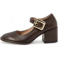 Neosens for woman. 333731112003_012 Brown leather shoes S3373 (36), 5 to 8 cm, Buckle, Casual