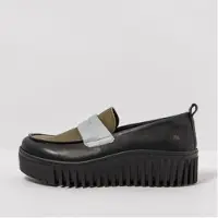 Art for woman. 11530S1UQ003_001 Leather Moccasins 1530S Brighton black (42), 3 to 5 cm, None, Casual