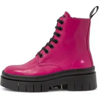 Art for woman. 119531108003_043 Leather ankle boots 1953 pink (42), 3 to 5 cm, Laces, Casual