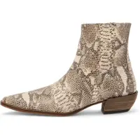 Neosens for woman. 3335311SM003_ESP Leather ankle boots S3353 beige (36), 3 to 5 cm, Zip, Casual