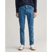 Gant for boy. 910095 Blue Slim Fit Jeans (10años= 140cm), Casual, Cotton, Denim, children's fashion