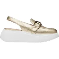 Wonders for woman. A-3624_5432_7285 Acalia golden leather pumps (37), 3 to 5 cm, Buckle, Casual