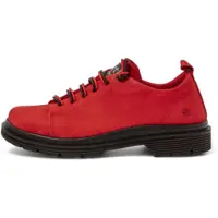 Art unisex. 118971208003_008 1897 Birmingham red leather shoes (46), 3 to 5 cm, Laces, Casual