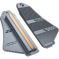 Graugear Heatpipe-kabinett til PS5 minneutvidelse for M.2 NVMe SSD med innebygd beskyttelse