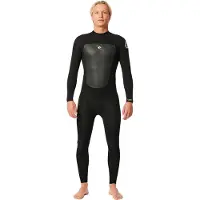 Rip Curl Neopren-skum herre Rip Curl Omega 53 Back Zip Steamer - svart, størrelse m