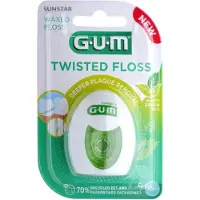 Gum Sunstar GUM D.GUM NIĆ TWISTED FLOSS 30m 3500