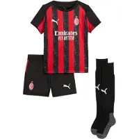Puma AC Milan 25/26 Home Minikit Kids, Clothing, Red/Black, 5-6Y