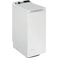 Whirlpool TDLRBX 6252BS EU - Vaskemaskin - bredde: 40 cm - dybde: 60 cm - høyde: 90 cm - toppileggelse - 42 liter - 6 kg - 1151 rpm - hvit