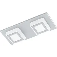 Eglo Masiano, 3000 K, 340 lm, IP20, Aluminium, Satin Stål