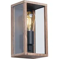QAZQA Industriell vegglampe treprint 26 cm IP44 - Charlois