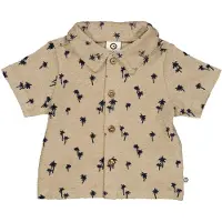 Müsli Skjorte - Palm - Cashmere/Natt Blue - - 1 år (80) - Skjorte K/E