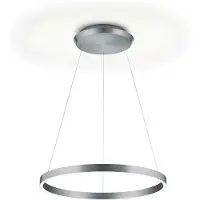 Knapstein LED-hengelampe Svea-L 60 nikkel