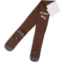 Puma FC St. Pauli 25/26 Socks Men, Clothing, Espresso Brown/White, 35-38