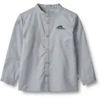 Wheat Skjorte Embroidery Willum Cloudy Sky (116 / 6 år)