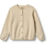 Wheat Strikket Cardigan Maia Sandshell (116 / 6 år)