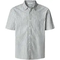 Pepe Jeans for man. PM309077 Christopher shirt white (L), Casual, Cotton, Short sleeve